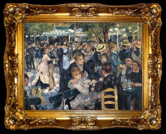 framed  Pierre-Auguste Renoir Bal du moulin de la Galette, ta009-2